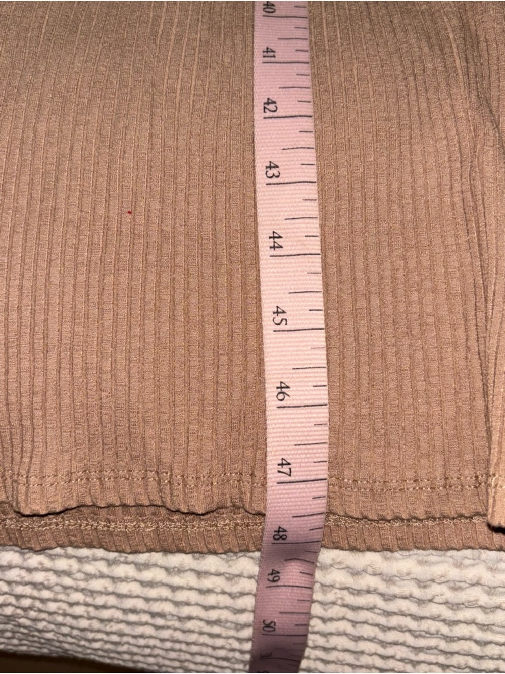 H&M Ribbed Midi Dress in Taupe Brown - Picture 5 of 5